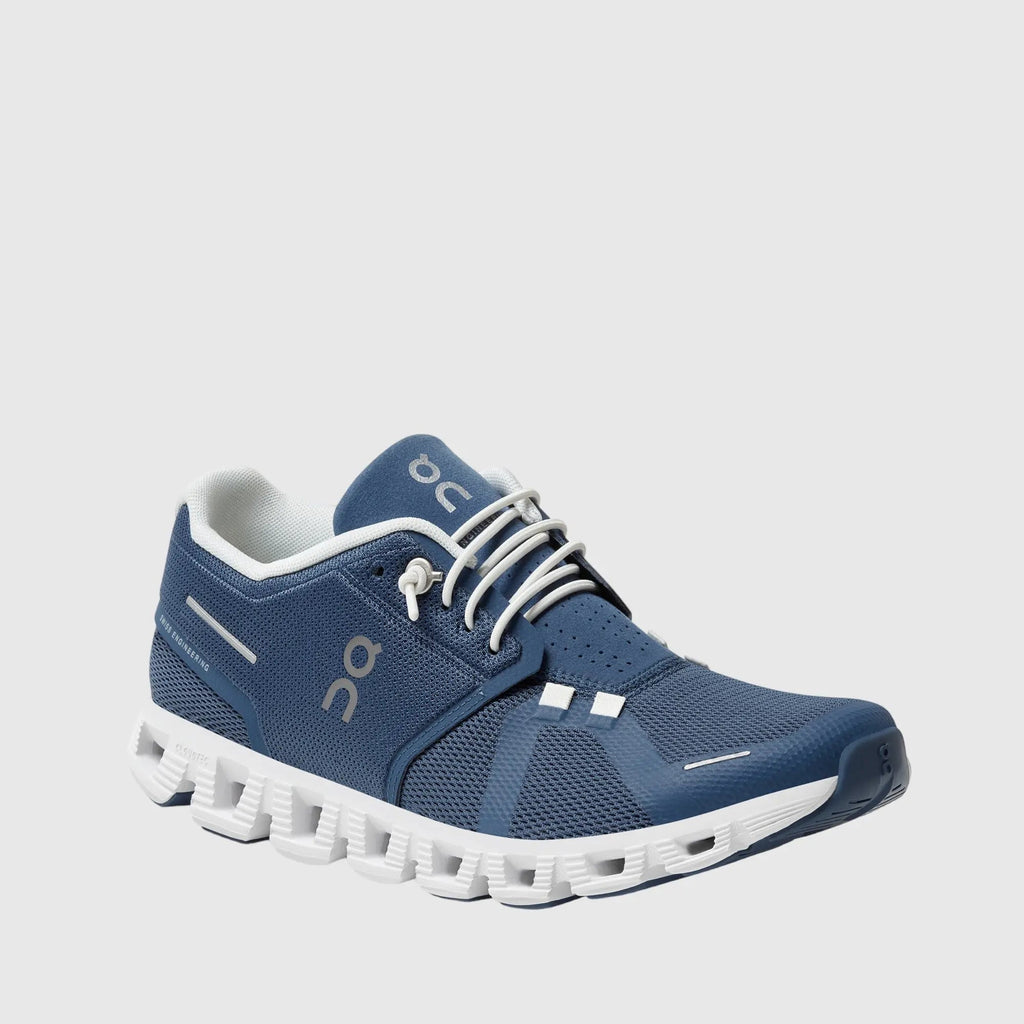 On Women's Cloud 5 Denim White