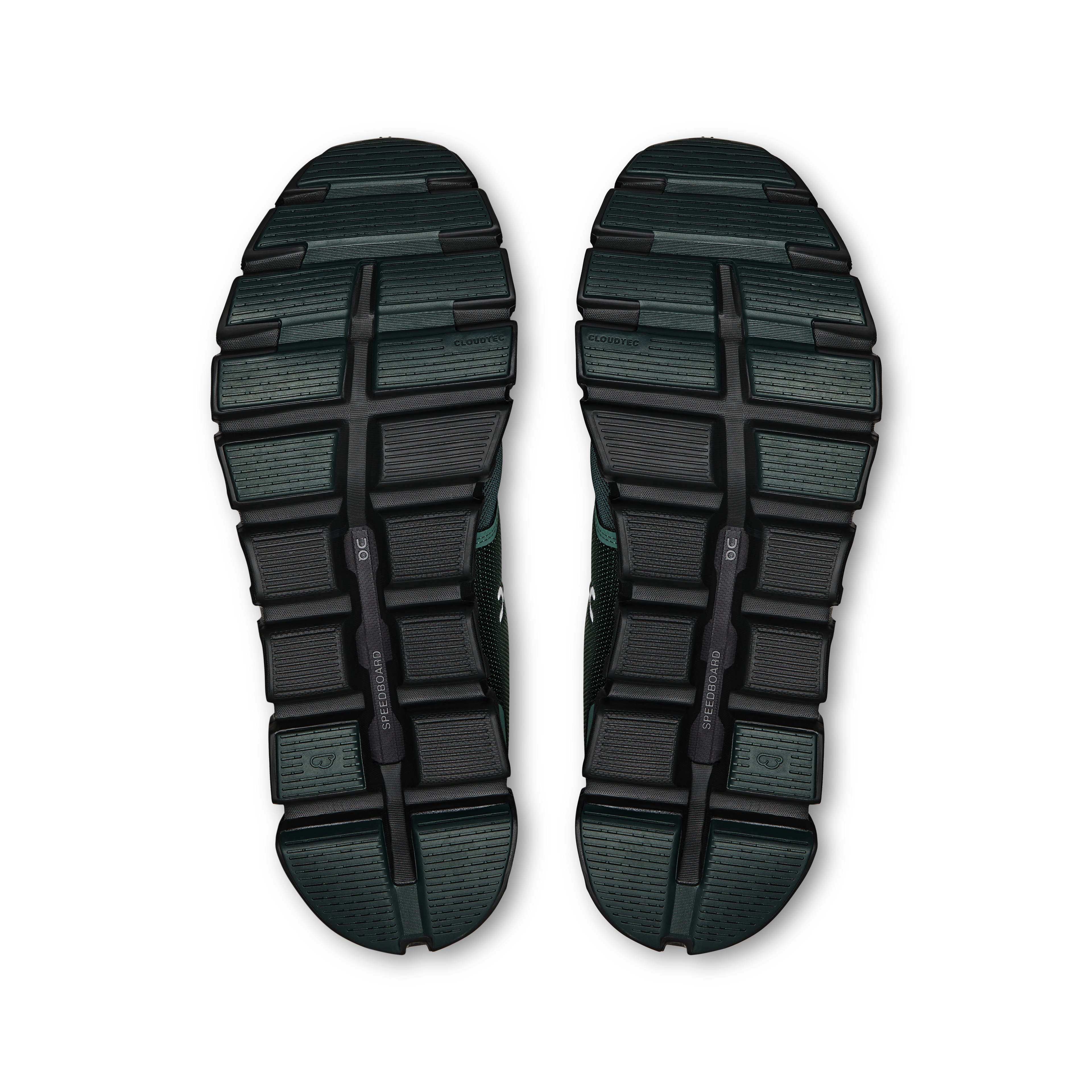 On Men's Cloud 6 Evergreen Black